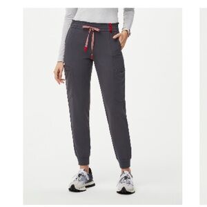 Figs Jogger Scrub Pants- charcoal lesage